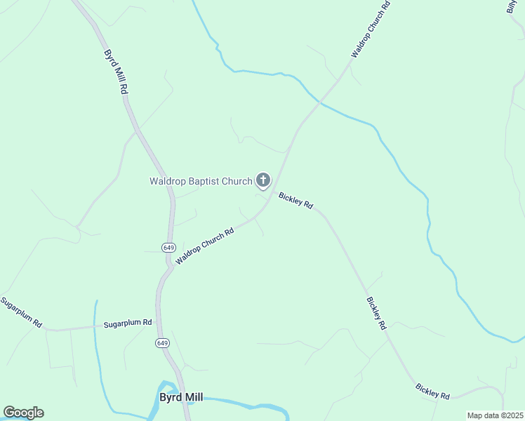 map of restaurants, bars, coffee shops, grocery stores, and more near 346 Waldrop Church Road in Louisa