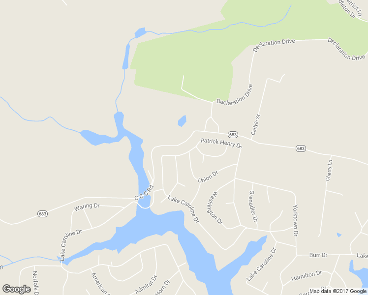 map of restaurants, bars, coffee shops, grocery stores, and more near 188 Patrick Henry Drive in Ruther Glen