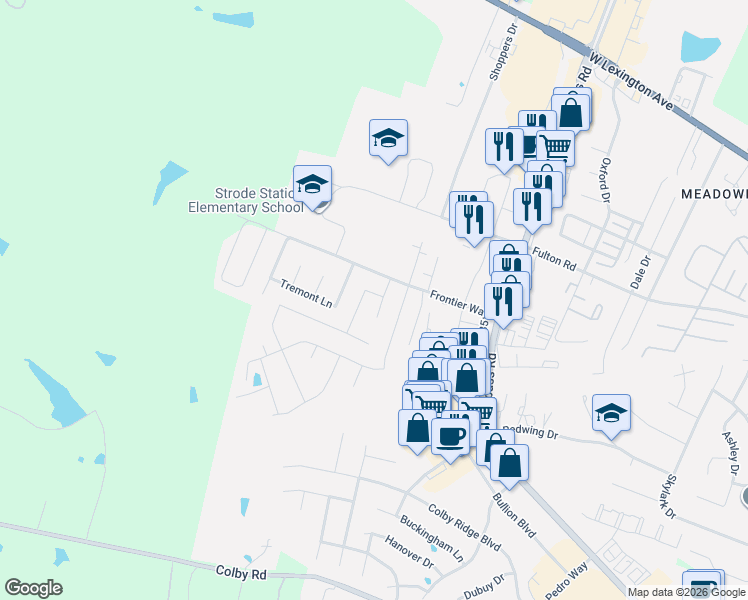map of restaurants, bars, coffee shops, grocery stores, and more near 330 Newcastle Lane in Winchester