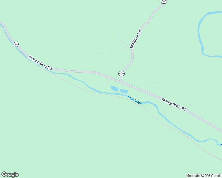 map of restaurants, bars, coffee shops, grocery stores, and more near Maury River Road in Goshen