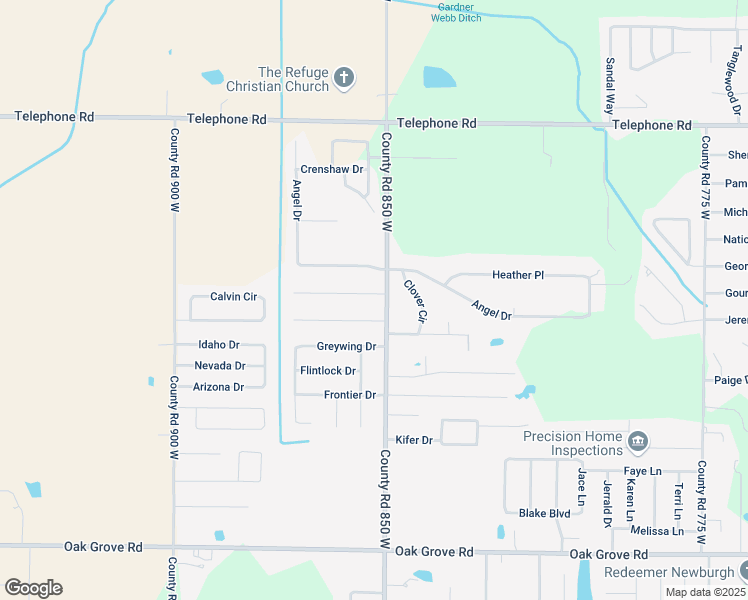 map of restaurants, bars, coffee shops, grocery stores, and more near 2433 Bell Road in Newburgh