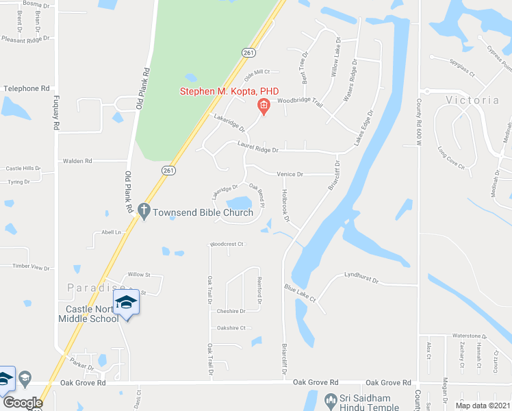 map of restaurants, bars, coffee shops, grocery stores, and more near 2433 Oak Bend Place in Newburgh