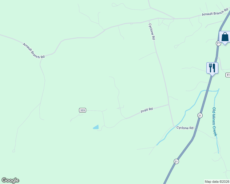 map of restaurants, bars, coffee shops, grocery stores, and more near 10111 Dusty Road in Cadet