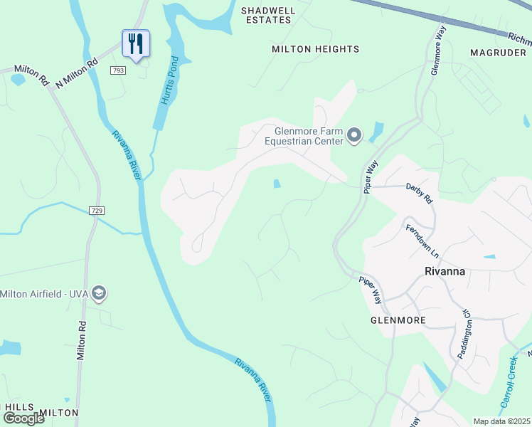 map of restaurants, bars, coffee shops, grocery stores, and more near 1324 Huntersfield Close in Keswick