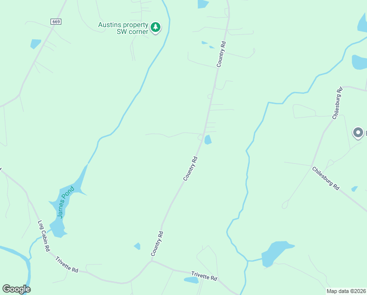map of restaurants, bars, coffee shops, grocery stores, and more near 19250 Country Road in Beaverdam