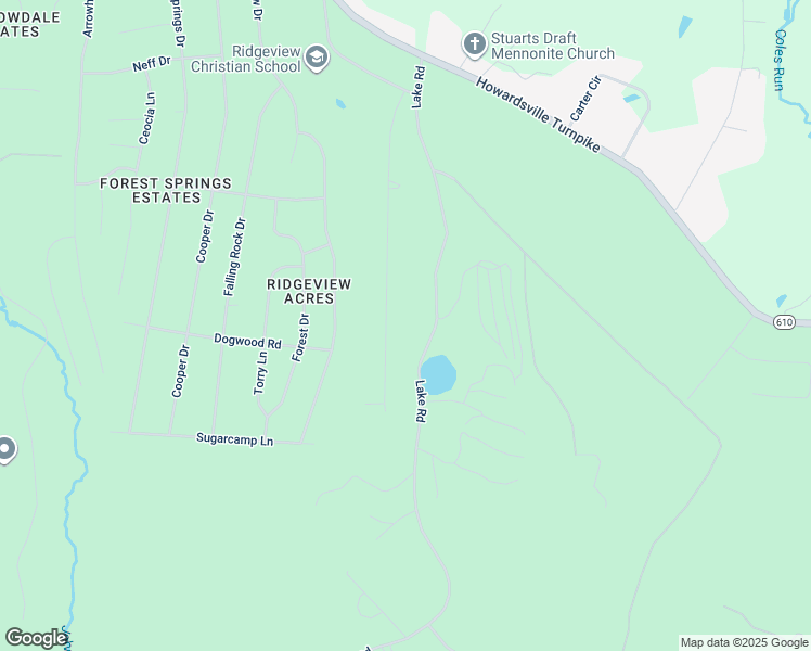 map of restaurants, bars, coffee shops, grocery stores, and more near 202 Dodge Street in Stuarts Draft