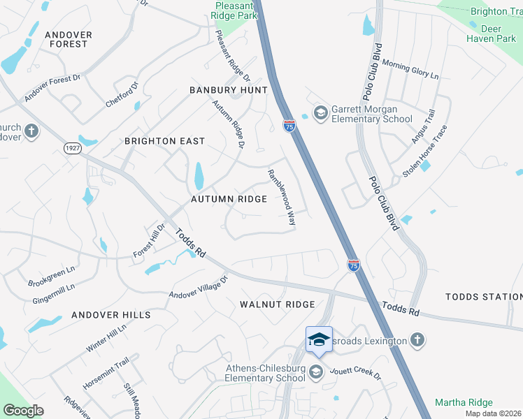 map of restaurants, bars, coffee shops, grocery stores, and more near 3700 Sedona Vista in Lexington