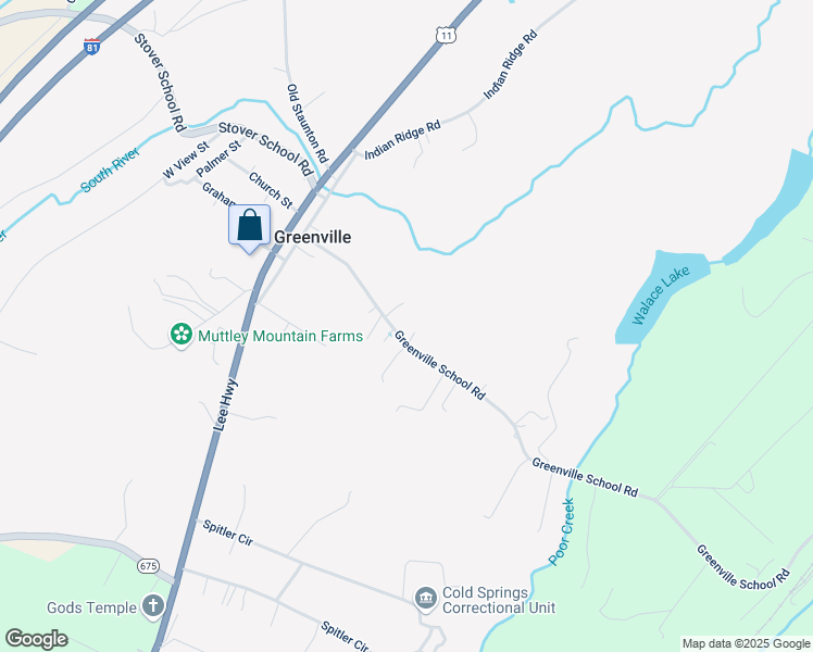 map of restaurants, bars, coffee shops, grocery stores, and more near 130 Greenville School Road in Greenville