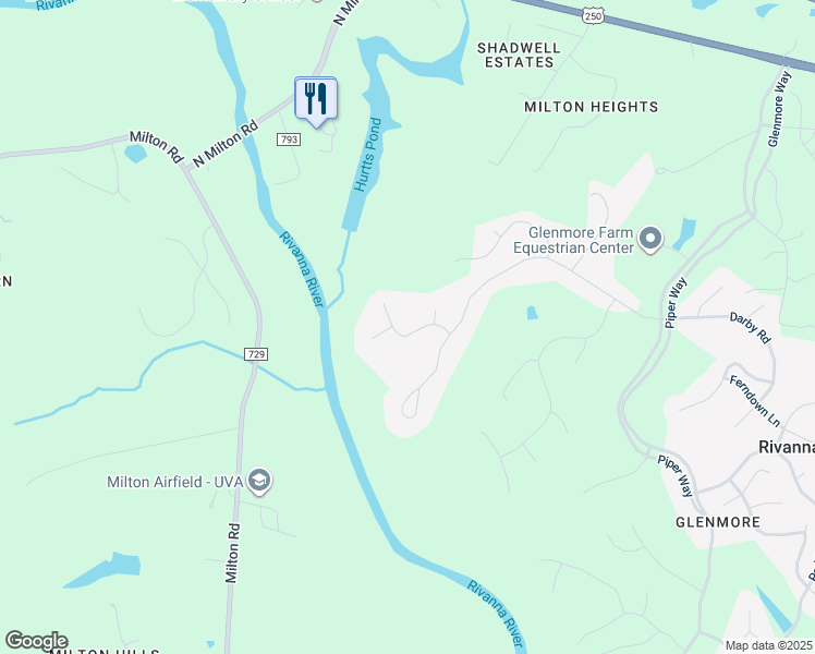 map of restaurants, bars, coffee shops, grocery stores, and more near 1358 Queenscroft in Keswick