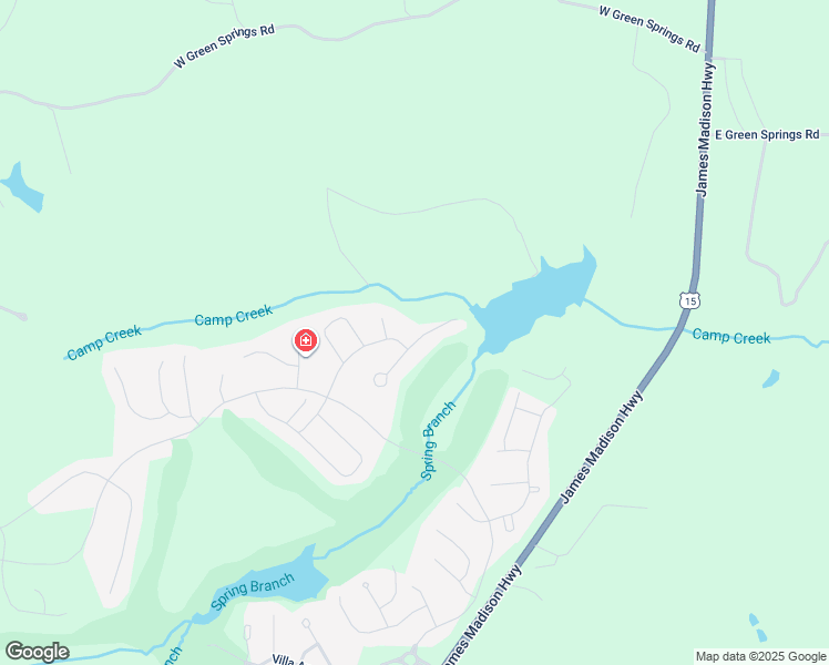 map of restaurants, bars, coffee shops, grocery stores, and more near 125 Forest Court in Zion Crossroads