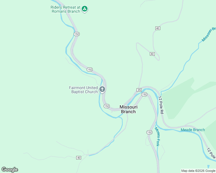 map of restaurants, bars, coffee shops, grocery stores, and more near 1335 Left Fork Dunlow Bypass Rd in Dunlow