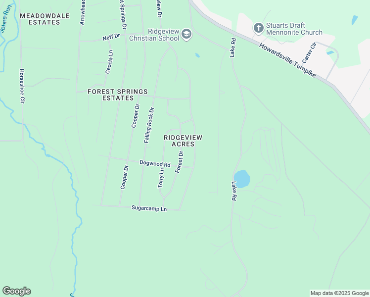 map of restaurants, bars, coffee shops, grocery stores, and more near 505-535 State Route 1529 in Stuarts Draft