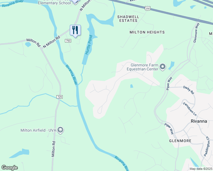 map of restaurants, bars, coffee shops, grocery stores, and more near 3115 Lyfarne Lane in Keswick