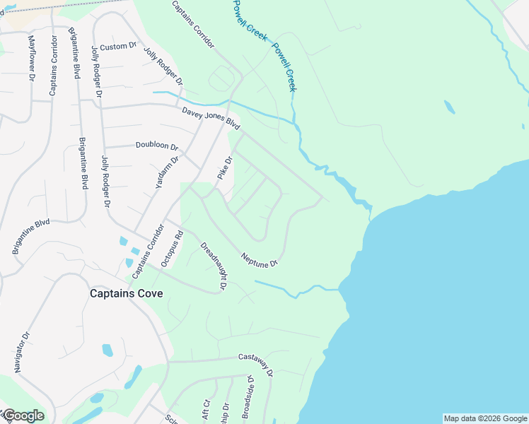 map of restaurants, bars, coffee shops, grocery stores, and more near 38027 Tack Court in Greenbackville