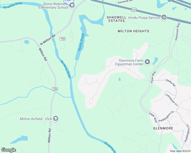 map of restaurants, bars, coffee shops, grocery stores, and more near 3115 Lyfarne Lane in Keswick