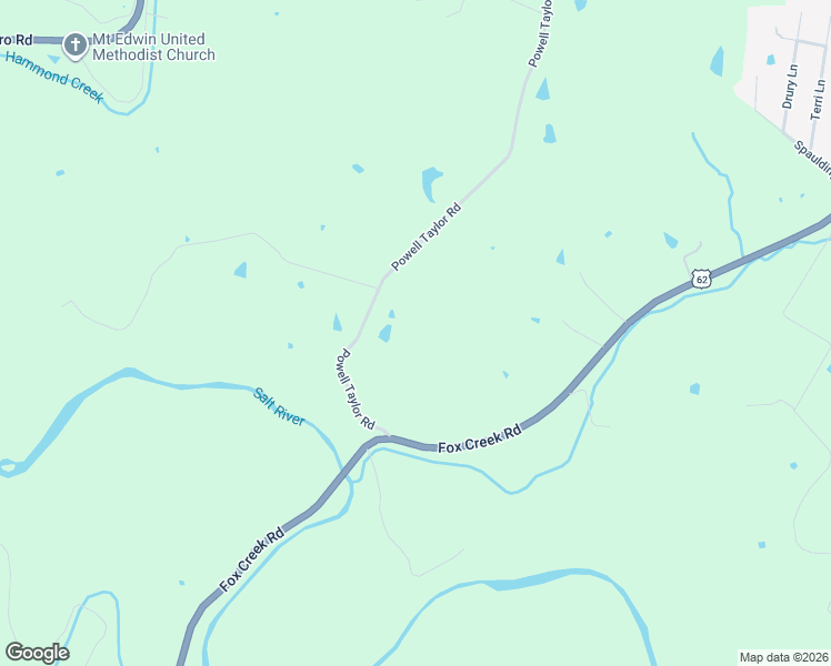 map of restaurants, bars, coffee shops, grocery stores, and more near 1355 Powell Taylor Road in Lawrenceburg