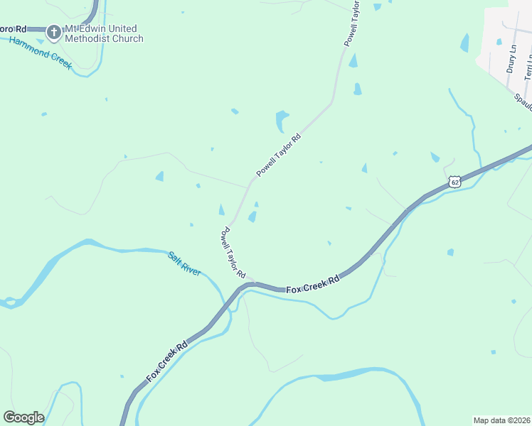 map of restaurants, bars, coffee shops, grocery stores, and more near 1355 Powell Taylor Road in Lawrenceburg