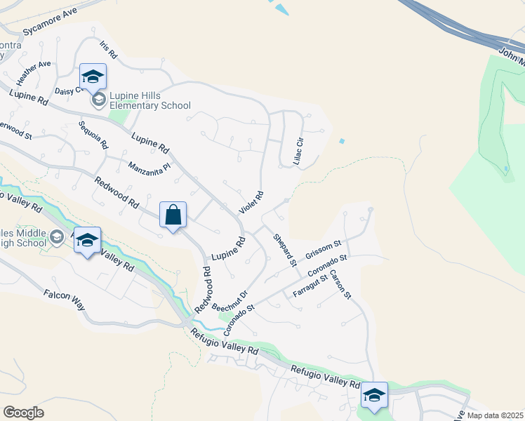 map of restaurants, bars, coffee shops, grocery stores, and more near 199 Shepard Street in Hercules