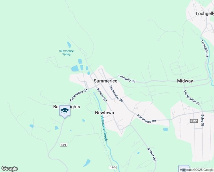 map of restaurants, bars, coffee shops, grocery stores, and more near in Fayette