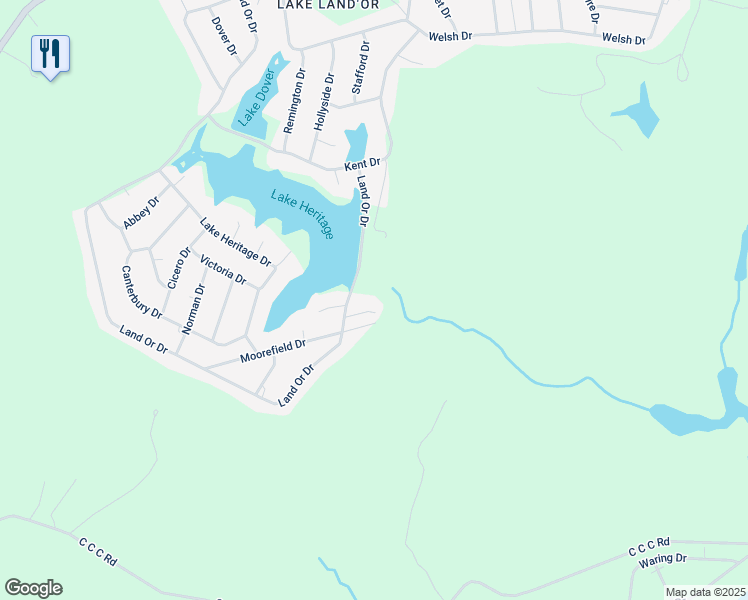 map of restaurants, bars, coffee shops, grocery stores, and more near 75 Greenway Cove in Ruther Glen