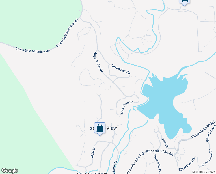 map of restaurants, bars, coffee shops, grocery stores, and more near 20930 O'Brien Court in Sonora