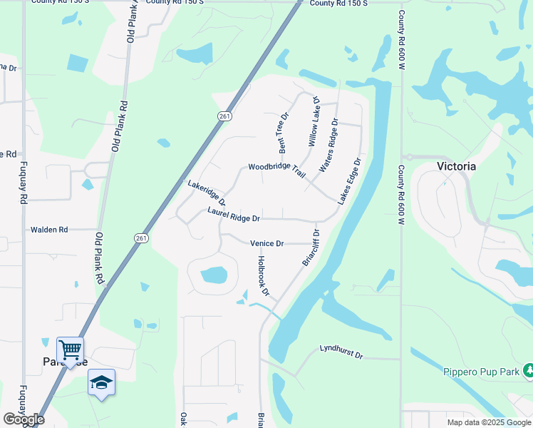 map of restaurants, bars, coffee shops, grocery stores, and more near 2222 Ledgewood Court in Newburgh