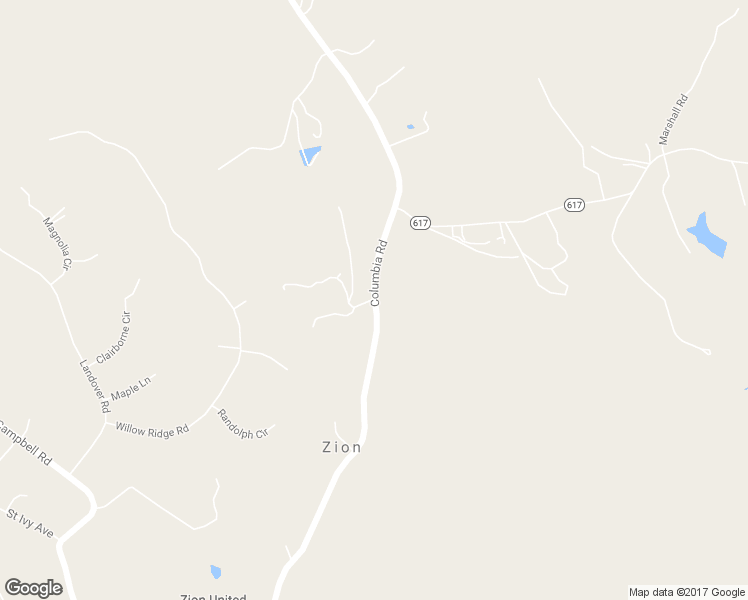 map of restaurants, bars, coffee shops, grocery stores, and more near 799 Columbia Road in Gordonsville