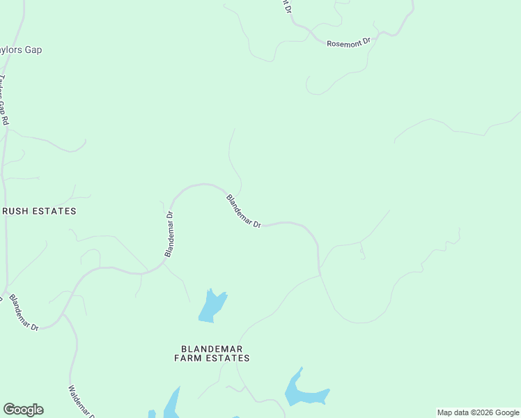 map of restaurants, bars, coffee shops, grocery stores, and more near 3205 Blandemar Drive in Charlottesville