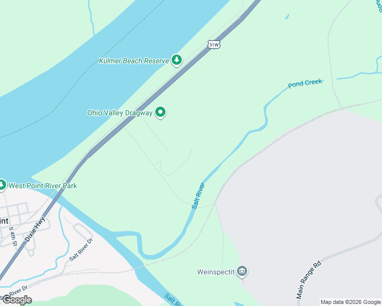 map of restaurants, bars, coffee shops, grocery stores, and more near 634 Katherine Station Rd in West Point