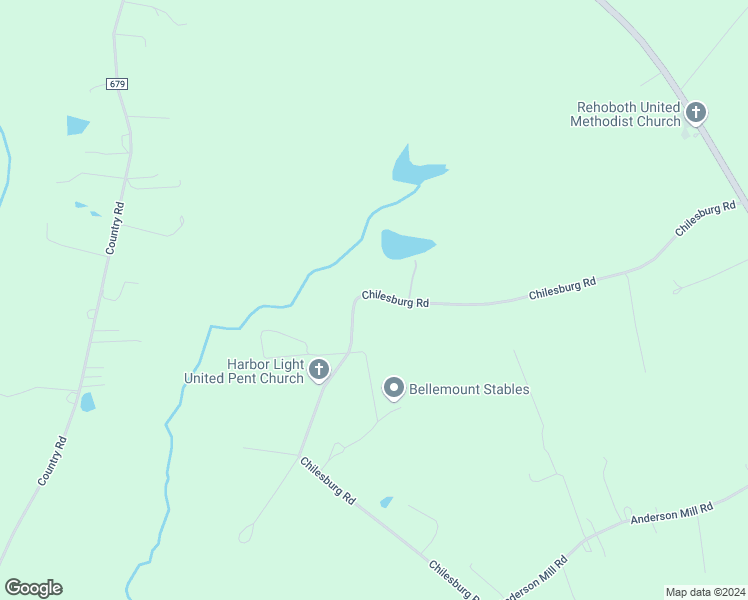 map of restaurants, bars, coffee shops, grocery stores, and more near 19397 Chilesburg Road in Beaverdam