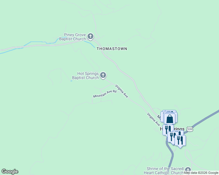 map of restaurants, bars, coffee shops, grocery stores, and more near Skeetfield Road in Bath