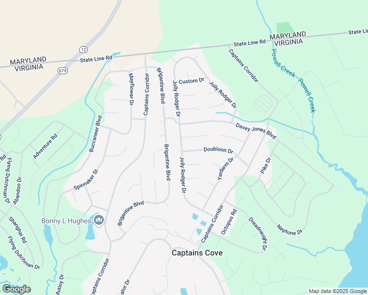map of restaurants, bars, coffee shops, grocery stores, and more near 37257 Barracuda Court in Greenbackville