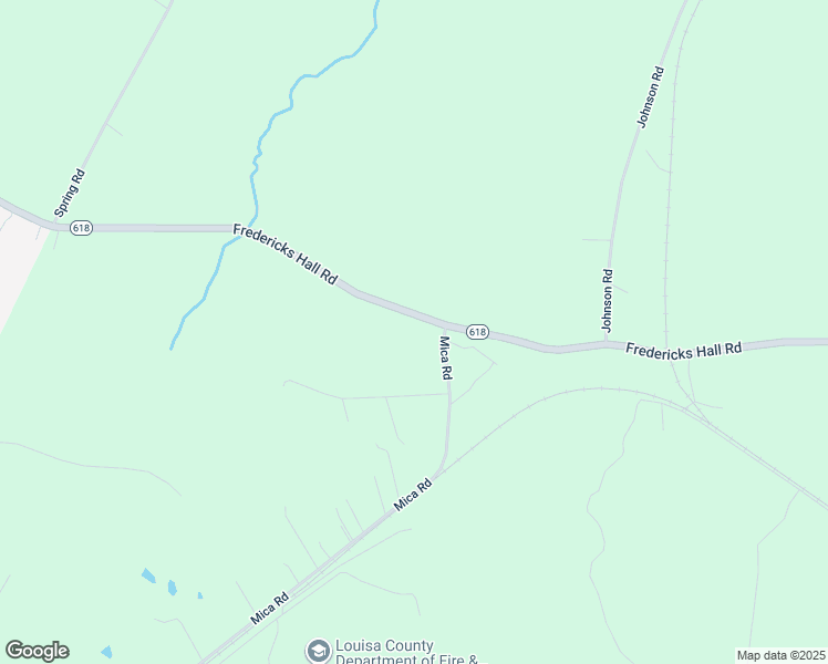 map of restaurants, bars, coffee shops, grocery stores, and more near 8527 Fredericks Hall Road in Mineral