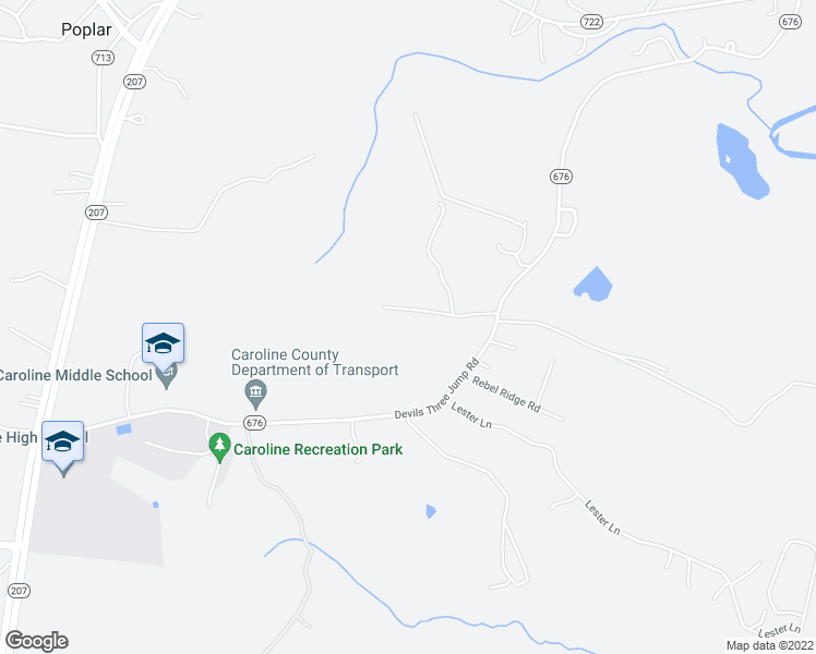 map of restaurants, bars, coffee shops, grocery stores, and more near 14160 Confederate Ridge Road in Caroline County