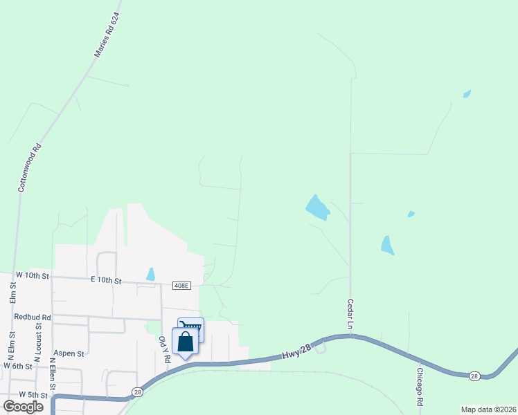 map of restaurants, bars, coffee shops, grocery stores, and more near 13310 Canuck Lane in Dixon