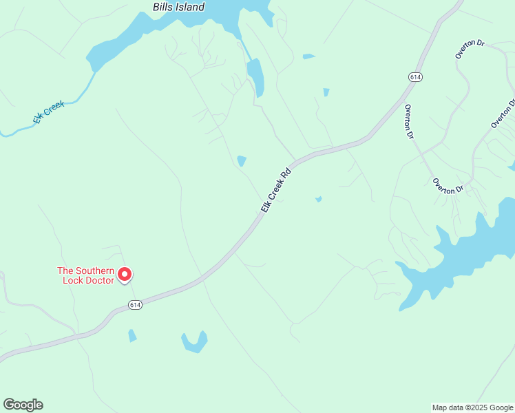 map of restaurants, bars, coffee shops, grocery stores, and more near 1227 State Route 614 in Mineral