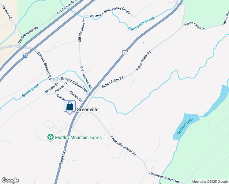 map of restaurants, bars, coffee shops, grocery stores, and more near 65 Indian Ridge Road in Greenville