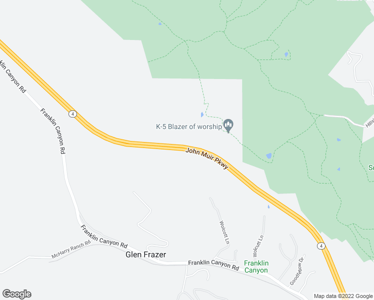 map of restaurants, bars, coffee shops, grocery stores, and more near Highway 4 in Martinez