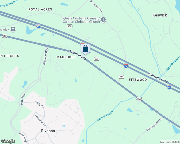 map of restaurants, bars, coffee shops, grocery stores, and more near 3760 Cumbria Ln in Albemarle