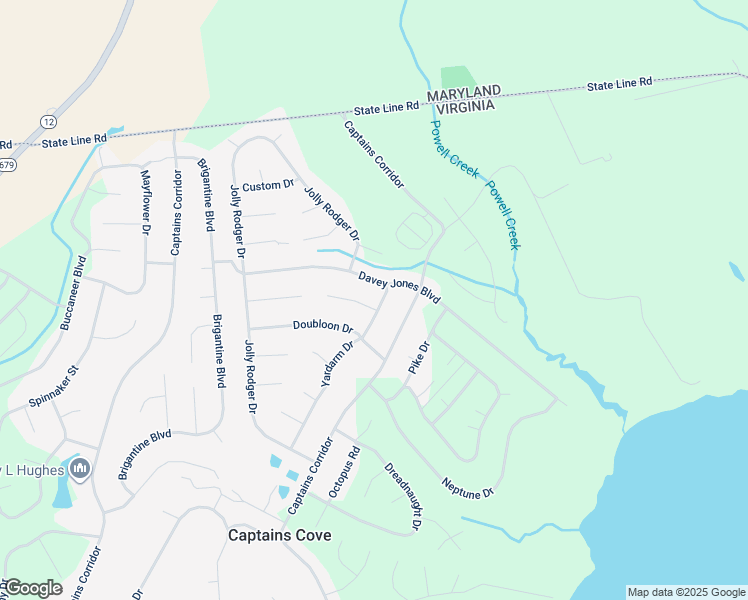 map of restaurants, bars, coffee shops, grocery stores, and more near 37397 Sea Winds Court in Greenbackville