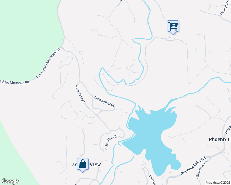 map of restaurants, bars, coffee shops, grocery stores, and more near Little Jack Loop in Phoenix Lake