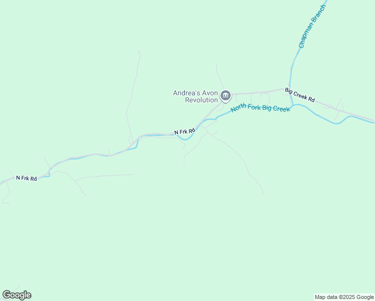 map of restaurants, bars, coffee shops, grocery stores, and more near 124 Miller Lane in Chapmanville