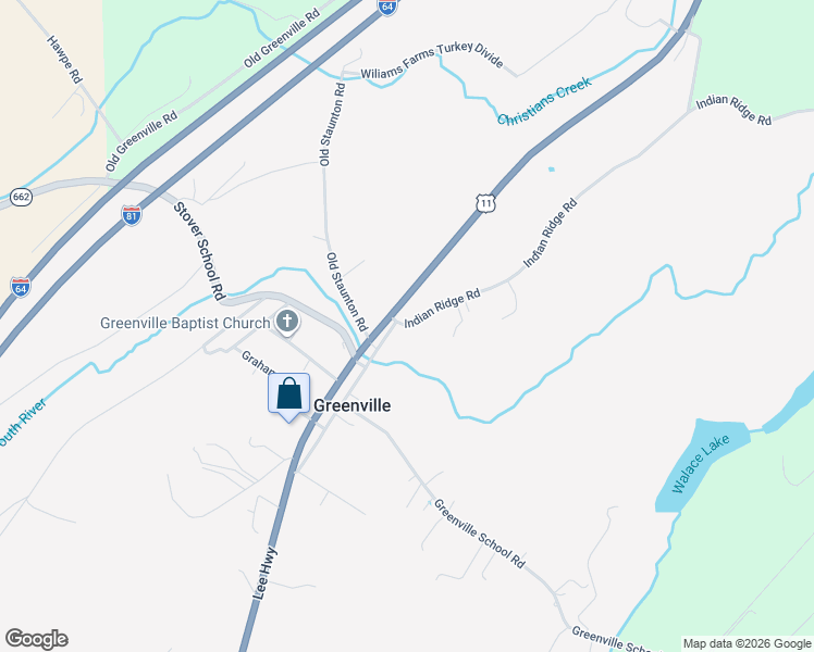 map of restaurants, bars, coffee shops, grocery stores, and more near 13 Indian Ridge Rd in Greenville
