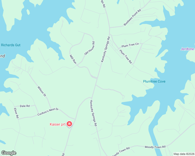 map of restaurants, bars, coffee shops, grocery stores, and more near 3666 Kentucky Springs Road in Bumpass