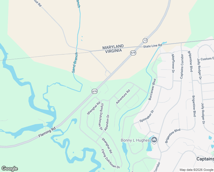 map of restaurants, bars, coffee shops, grocery stores, and more near 36337 Hall Road in Greenbackville