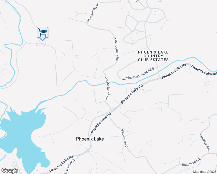 map of restaurants, bars, coffee shops, grocery stores, and more near 27503 Potato Ranch Road in Sonora