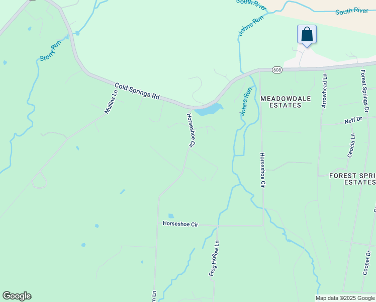 map of restaurants, bars, coffee shops, grocery stores, and more near 49 Fruit Tree Lane in Stuarts Draft