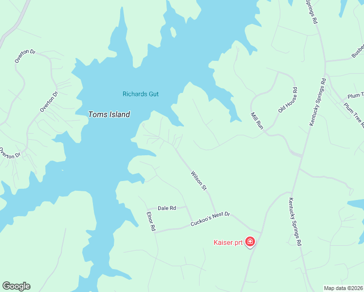 map of restaurants, bars, coffee shops, grocery stores, and more near 368 Wilson Street in Bumpass