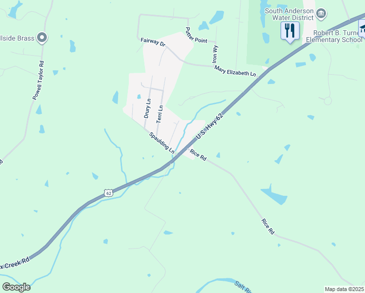 map of restaurants, bars, coffee shops, grocery stores, and more near 1610 Fox Creek Road in Lawrenceburg
