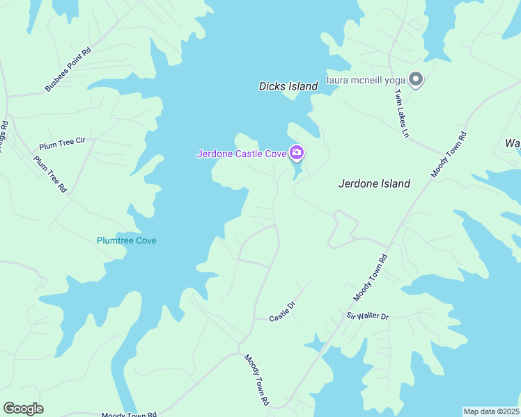 map of restaurants, bars, coffee shops, grocery stores, and more near 525 Point Drive in Bumpass